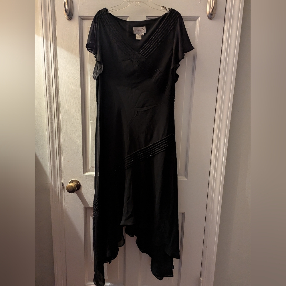 Adrianna Papell Black Dress Size 14